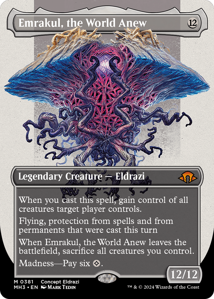 MTG Emrakul,アートボード Emrakul, the World Anew (Borderless) [Modern Horizons 3] | Good