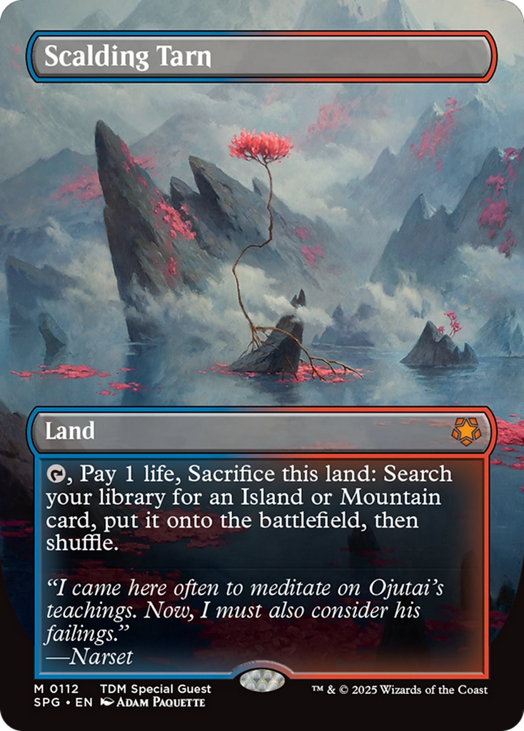 Scalding Tarn (Borderless) [Tarkir: Dragonstorm Special Guests