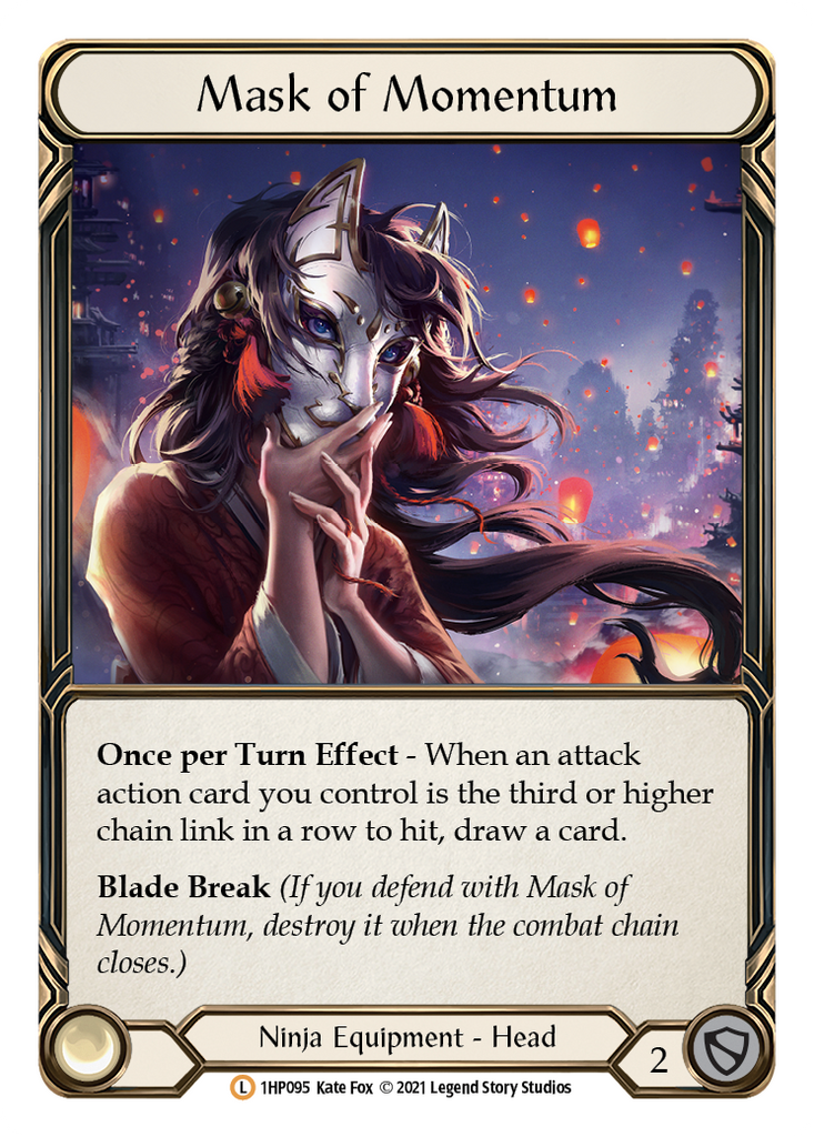 その他 FLESH AND BLOOD Mask of Momentum HP1 Mask of Momentum [1HP095] (History Pack 1) | Good Games TCG