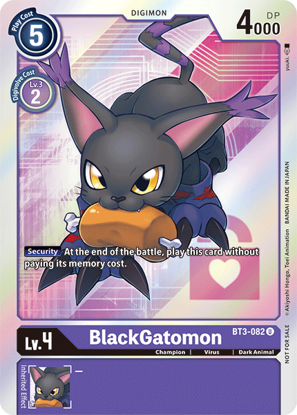 BlackGatomon [BT3-082] (Buy-A-Box Promo) [Release Special Booster Ver.1.5  Promos]