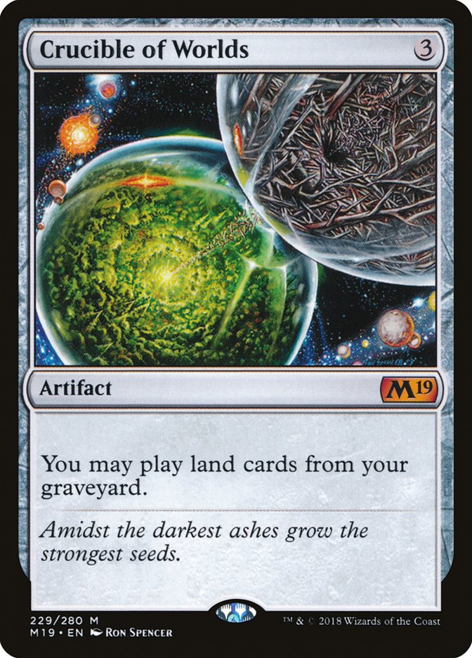 Crucible of Worlds [Core Set 2019] | Good Games TCG