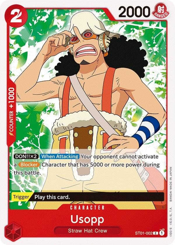 one piece tcg starter deck straw hat crew Usopp [Starter Deck: Straw Hat Crew]