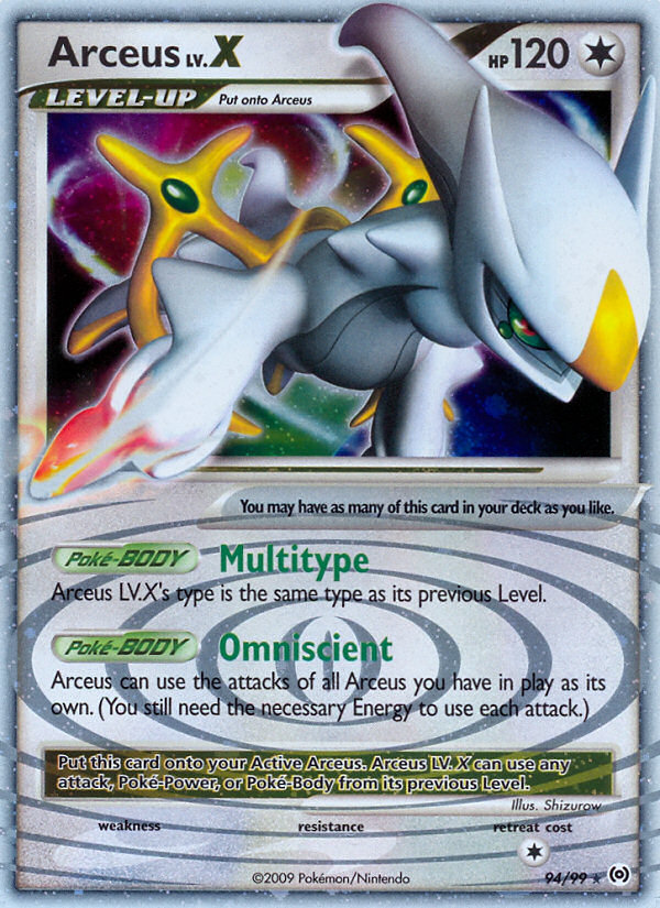 Arceus LV.X (94/99) [Platinum: Arceus] | Good Games TCG