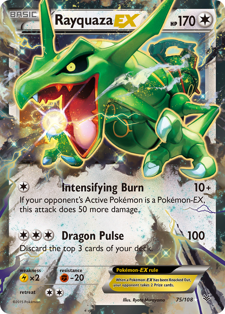 Rayquaza EX (75/108) [XY: Roaring Skies] | Good Games TCG