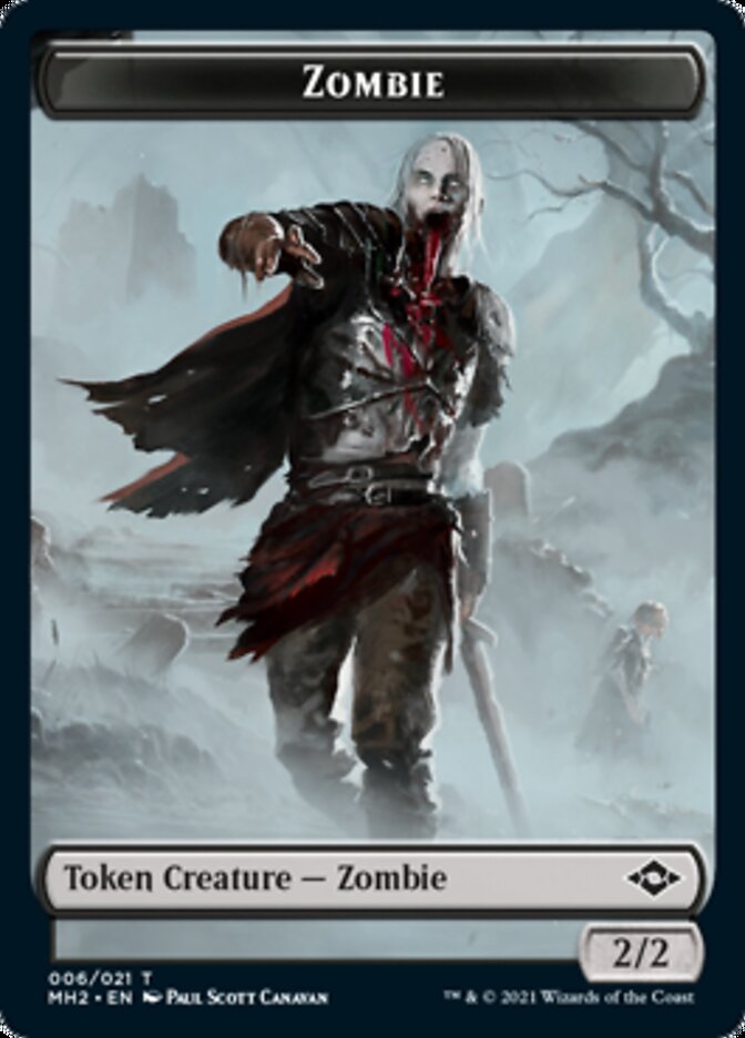 best zombie token cards mtg Pack for Magic the Gathering MTG: 4 pack 2/2 Zombie Token The Adventurer's Press Zombie Token - Adventures in
