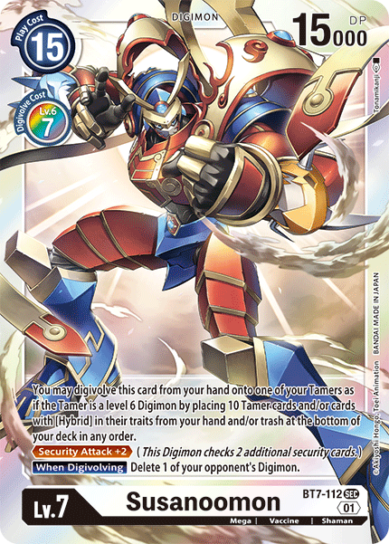 digimon next adventure cards Susanoomon [BT7-112] [Next Adventure]
