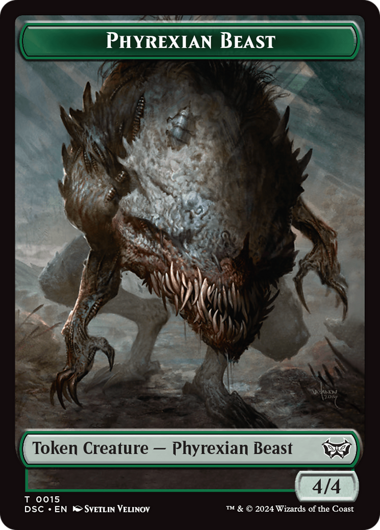 mtg manifest double faced cards Glimmer // Double-Sided Token [Duskmourn: House of Horror Tok Copy // Manifest Double-Sided Token
