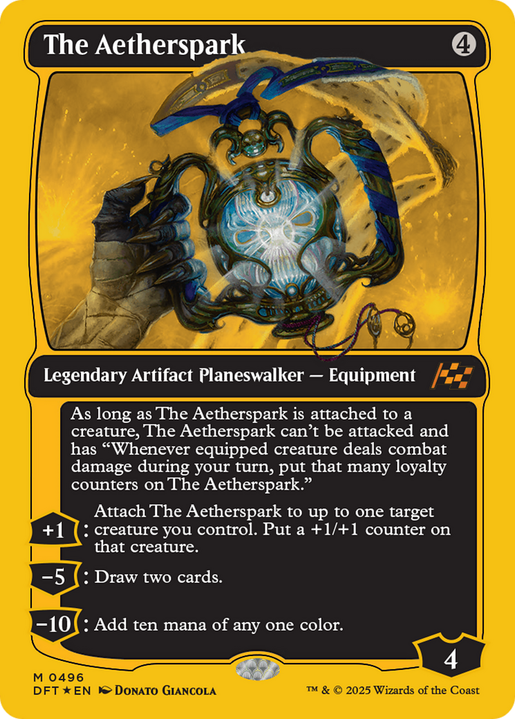 The Aetherspark (First-Place Foil) [Aetherdrift] | Good Games TCG