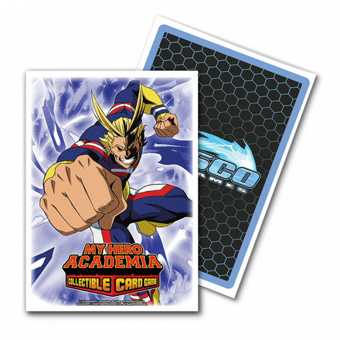 Dragon Shield - Matte Art - My Hero Academia All Might Punch Standard Sleeves (100)