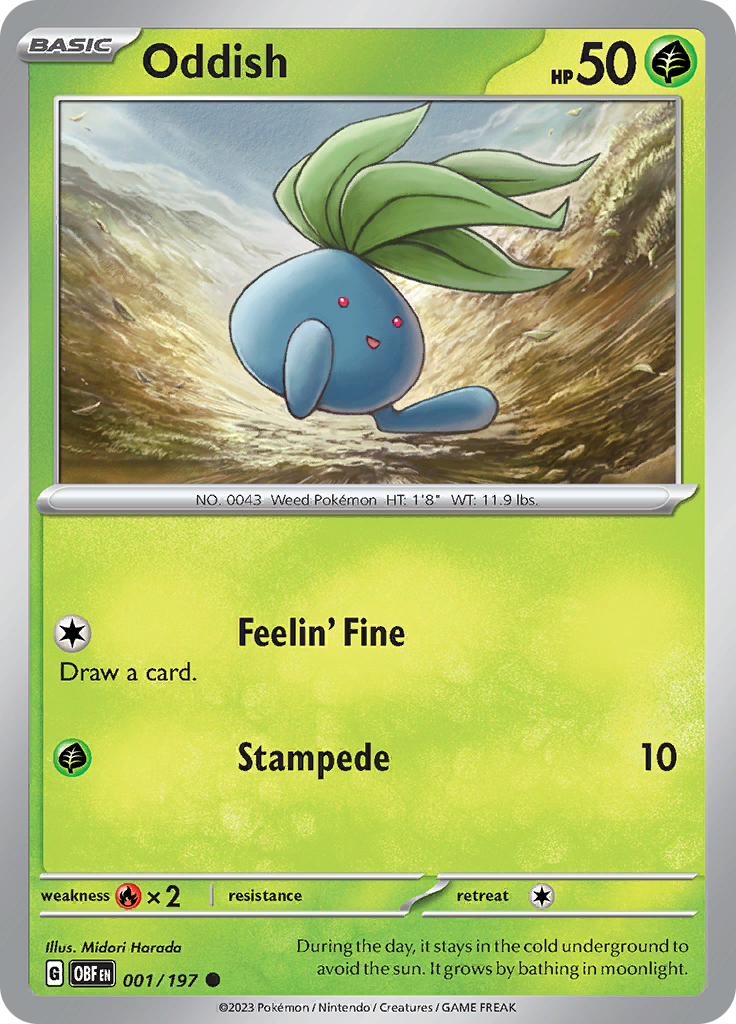 first edition oddish pokemon card 1st Mint / near mint condition trading card Erika's Oddish [1st Edition] #78