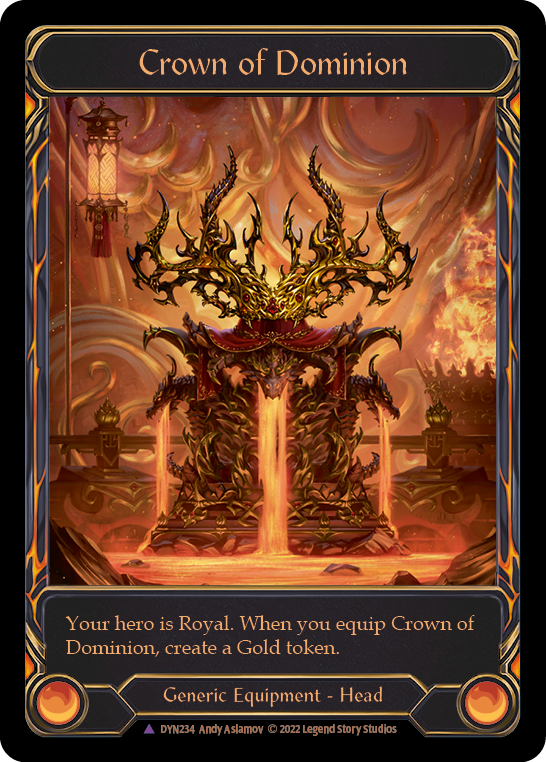【FaB】 Crown of Dominion cold foil Crown of Dominion | Dynasty | Star City Games