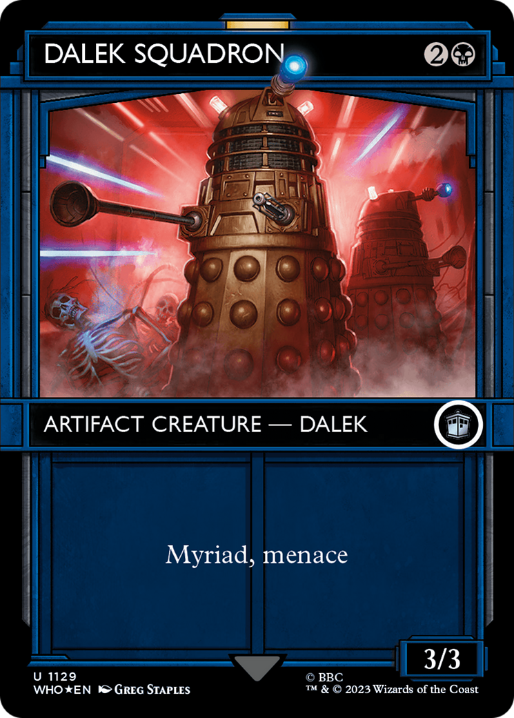 Dalek Squadron (Showcase) (Surge Foil) [Doctor Who] | Good Games TCG