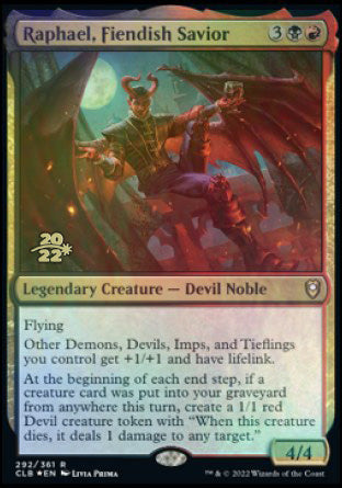raphael mtg card The Best Cards For A Raphael, Fiendish Savior Commander Deck In Raphael must be blocked if able Raphael, Fiendish Savior [Commander Legends: