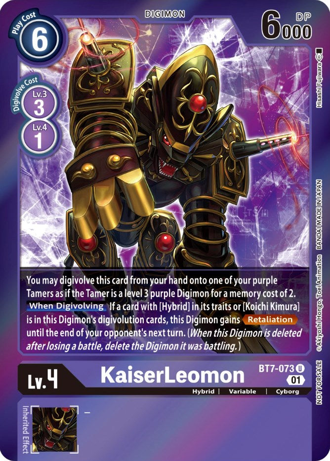 KaiserLeomon [BT7-073] (Event Pack 3) [Next Adventure Promos] | Good Games  TCG