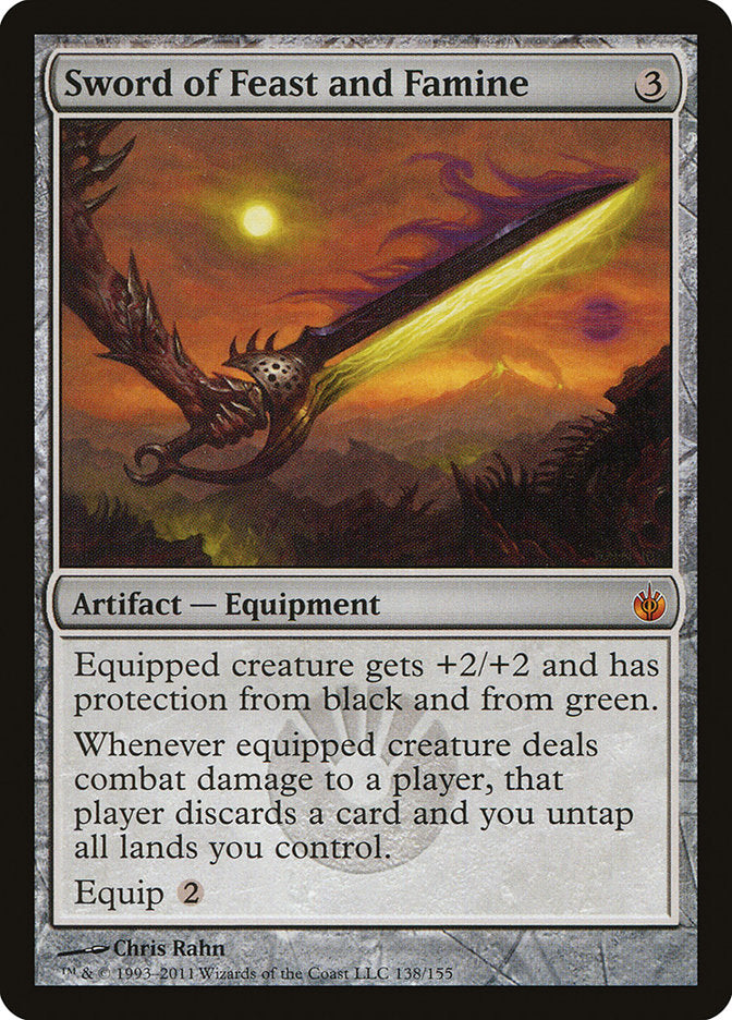 Sword of Feast and Famine [Mirrodin Besieged] | Good Games TCG