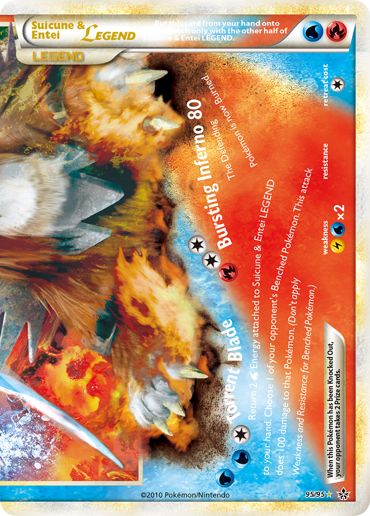 Suicune & Entei LEGEND (95/95) [HeartGold & SoulSilver: Unleashed