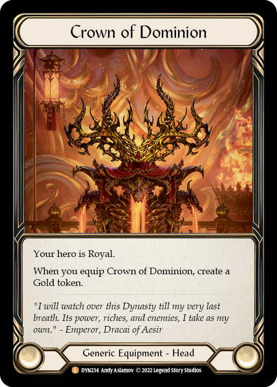 Crown of Dominion [DYN234] (Dynasty) Rainbow Foil | Good Games TCG