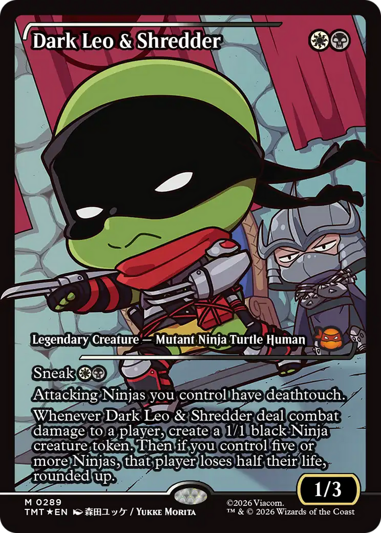 Dark Leo & Shredder (Showcase) [Teenage Mutant Ninja Turtles