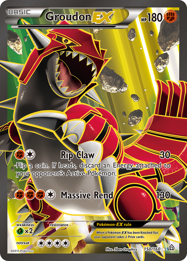 Groudon EX (150/160) [XY: Primal Clash] | Good Games TCG