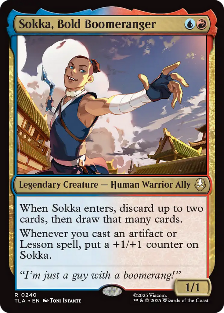 sokka mtg card Sokka, Tenacious Tactician | Avatar: The Last Airbender