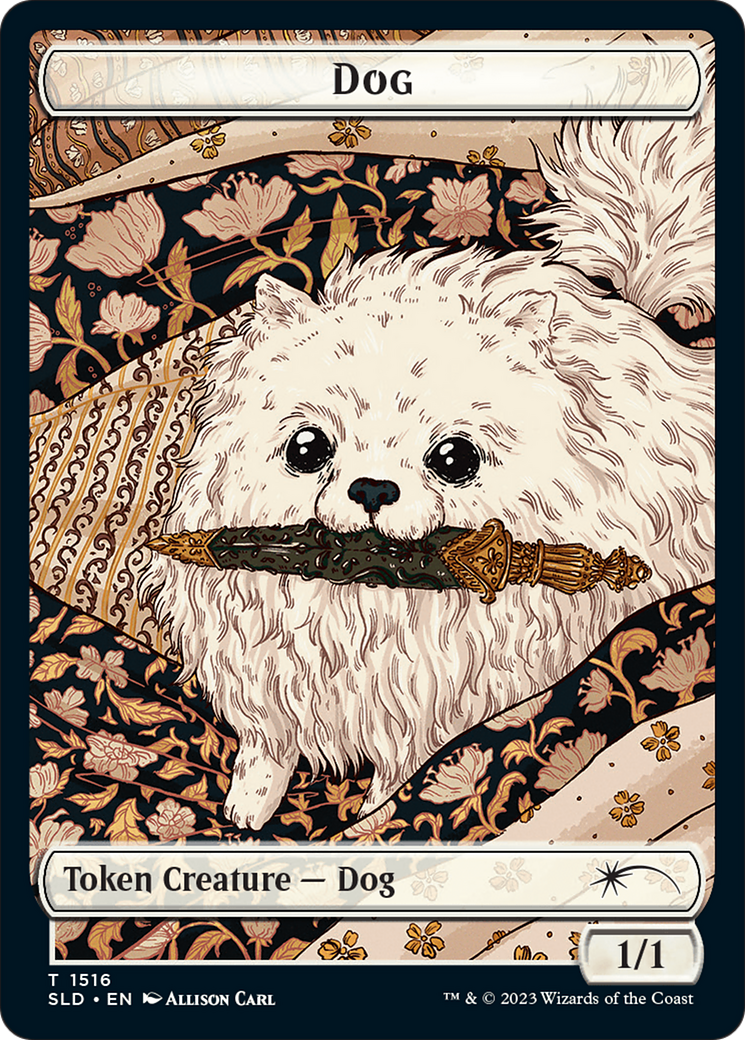 Dog // Cat Double-Sided Token [Secret Lair Commander Deck: Raining