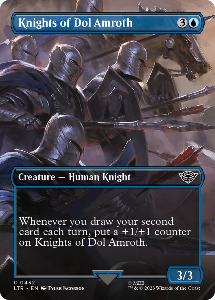 Knights of Dol Amroth (Borderless Alternate Art) [The Lord of the
