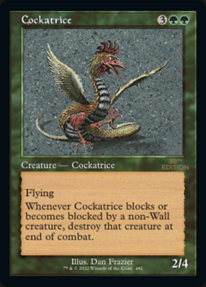 cockatrice mtg card database Cockatrice (Retro) [30th Anniversary Edition]