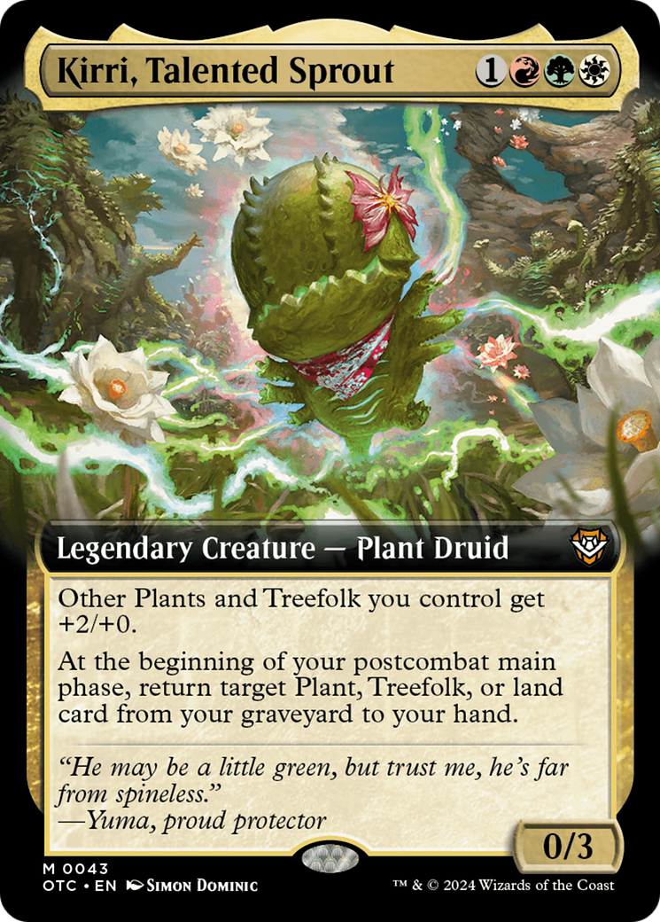 Kirri, Talented Sprout (Extended Art) [Outlaws of Thunder Junction  Commander]