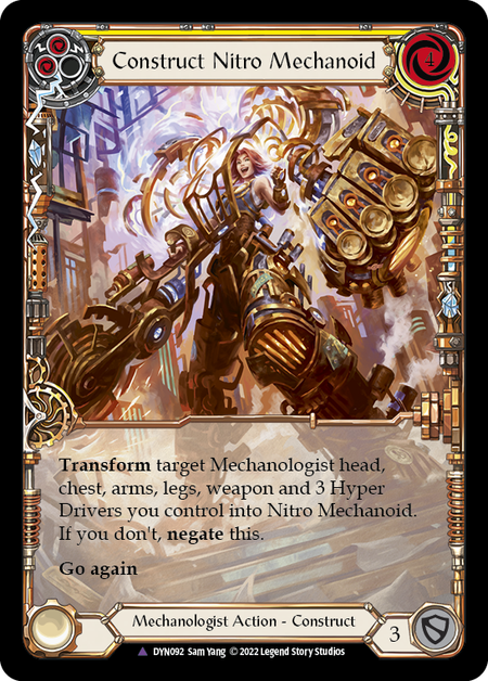 マジック：ザ・ギャザリング FaB Construct Nitro Mechanoid NF Marvel Construct Nitro Mechanoid // Nitro Mechanoid (Marvel) [DYN092