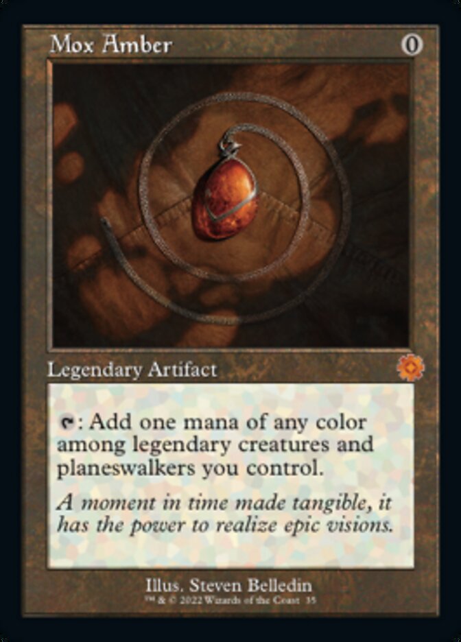 Mox Amber (Retro) [The Brothers' War Retro Artifacts] | Good Games TCG