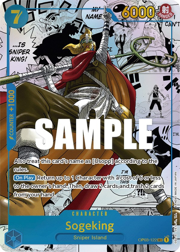ワンピース カードゲーム 2023 ONE PIECE SOGEKING MANGA ALT-ART Sogeking (Alternate Art Manga) [Pillars of Strength] | Good Games TCG