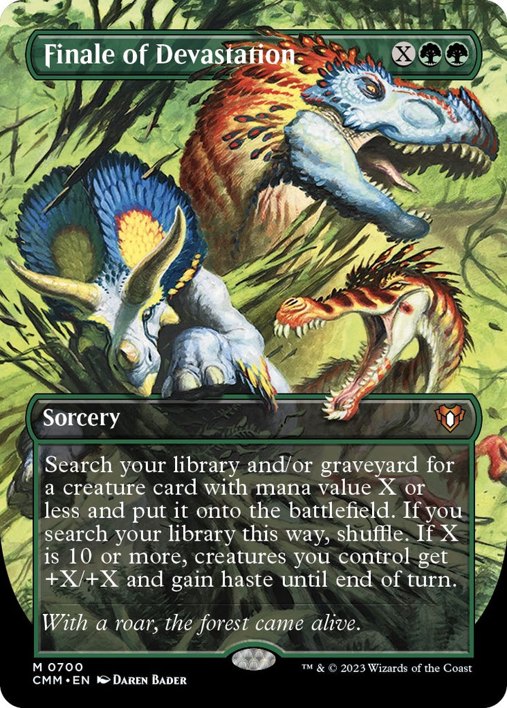 Finale of Devastation (Borderless Alternate Art) [Commander