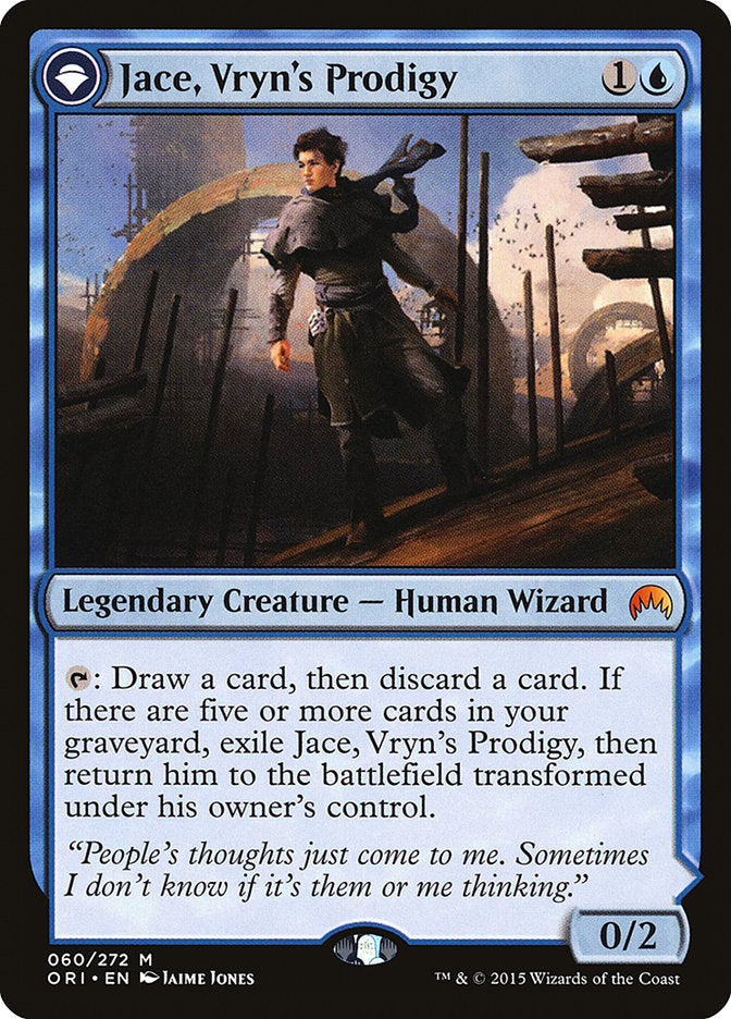 Jace, Vryn's Prodigy // Jace, Telepath Unbound [Magic Origins