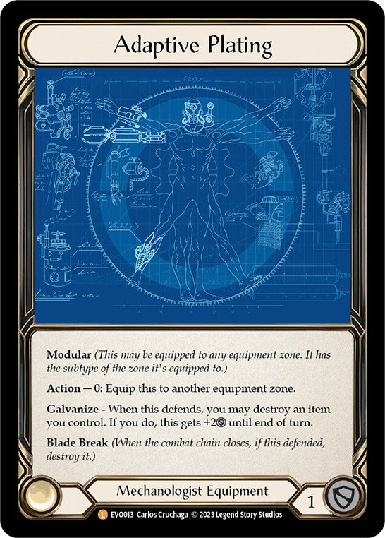 Adaptive Plating [EVO013] (Bright Lights) Cold Foil | Good Games TCG