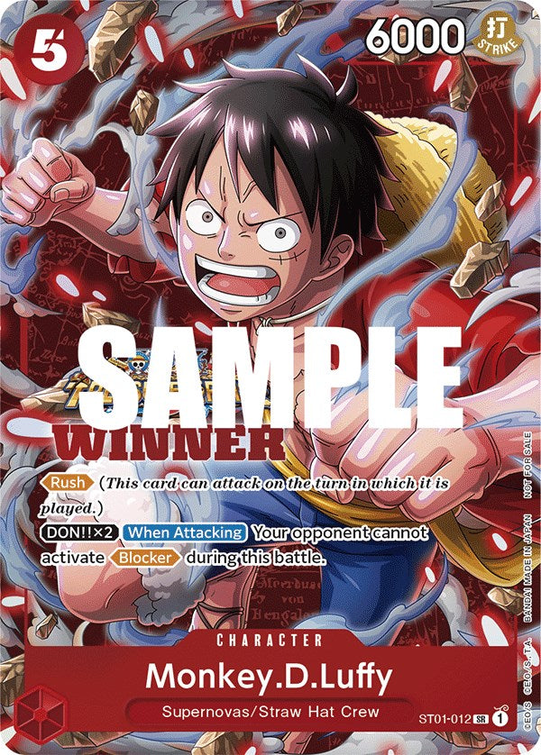 ワンピースカードゲームTCGウィナーパックボリュームVol. 5 Monkey.D.Luffy (Winner Pack Vol. 5) [One Piece Promotion Cards