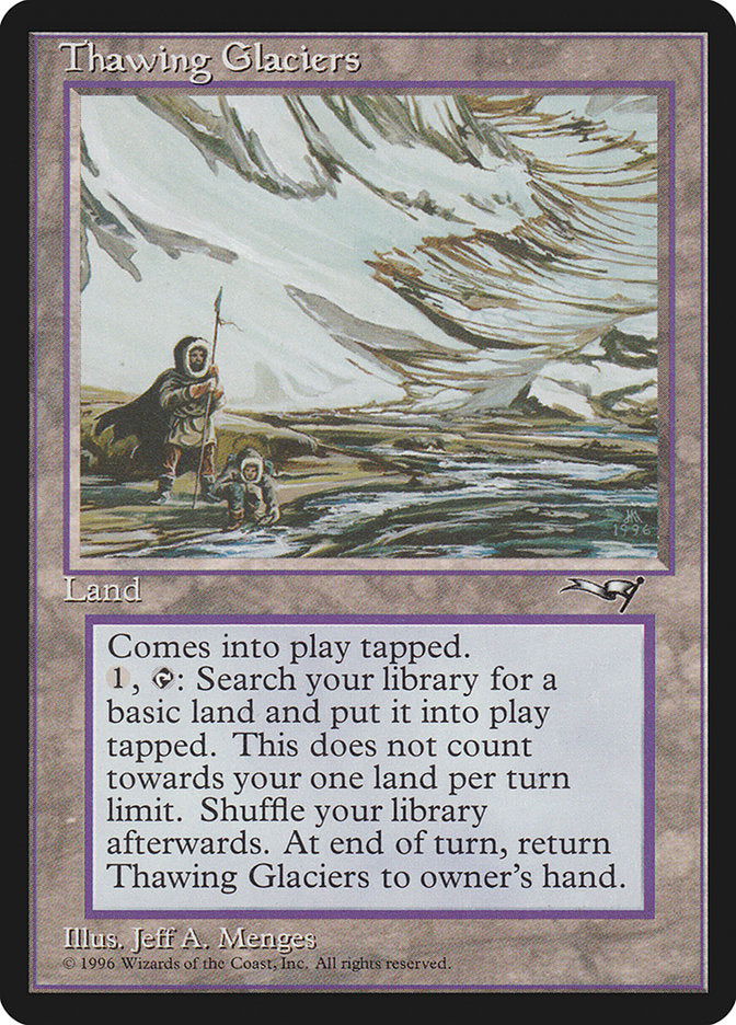 MTG／Lake of the Dead ／ Thawing Glaciers Thawing Glaciers [Alliances] | Good Games TCG