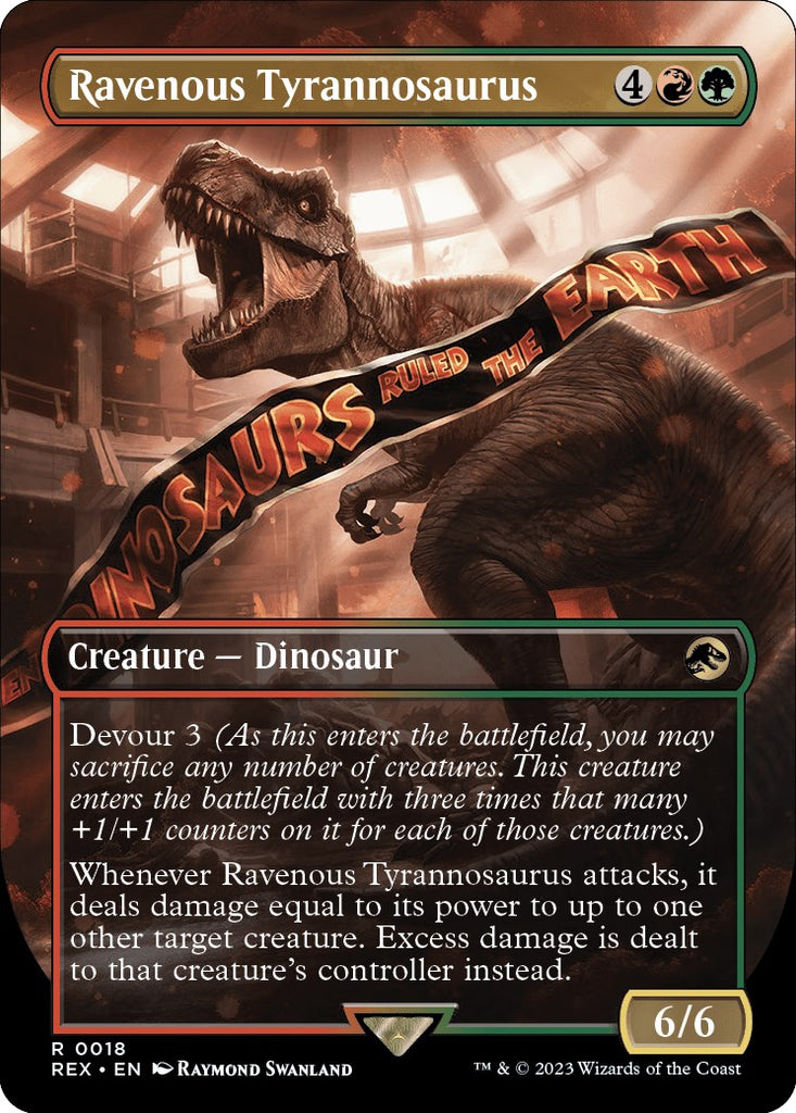 Ravenous Tyrannosaurus (Borderless) [Jurassic World Collection