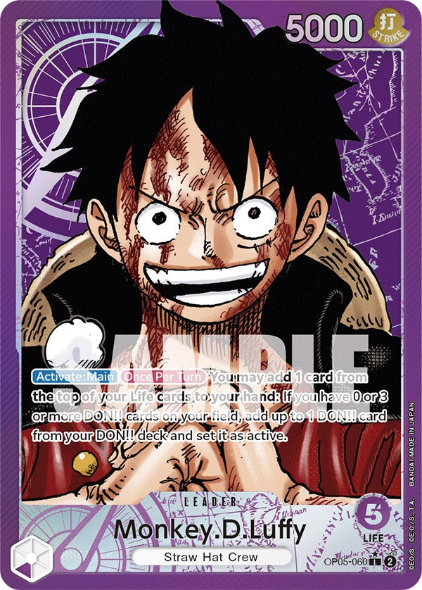 シングルカード ONE PIECE - MONKEY D.LUFFY  OP01-ALTERNATE ART Monkey D. Luffy (OP01-024) | Super Rare Alt Art [JPN] – Card