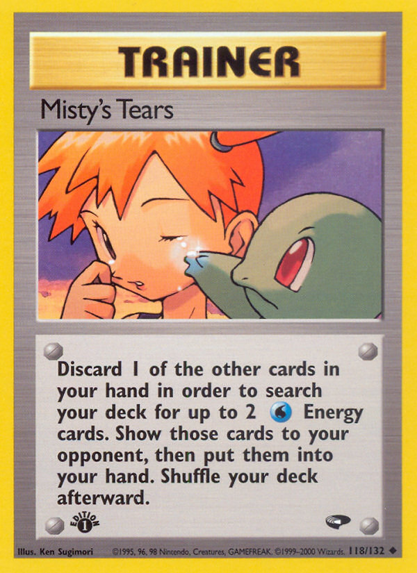Misty's Tears (118/132) [Gym Challenge 1st Edition] | Good Games TCG