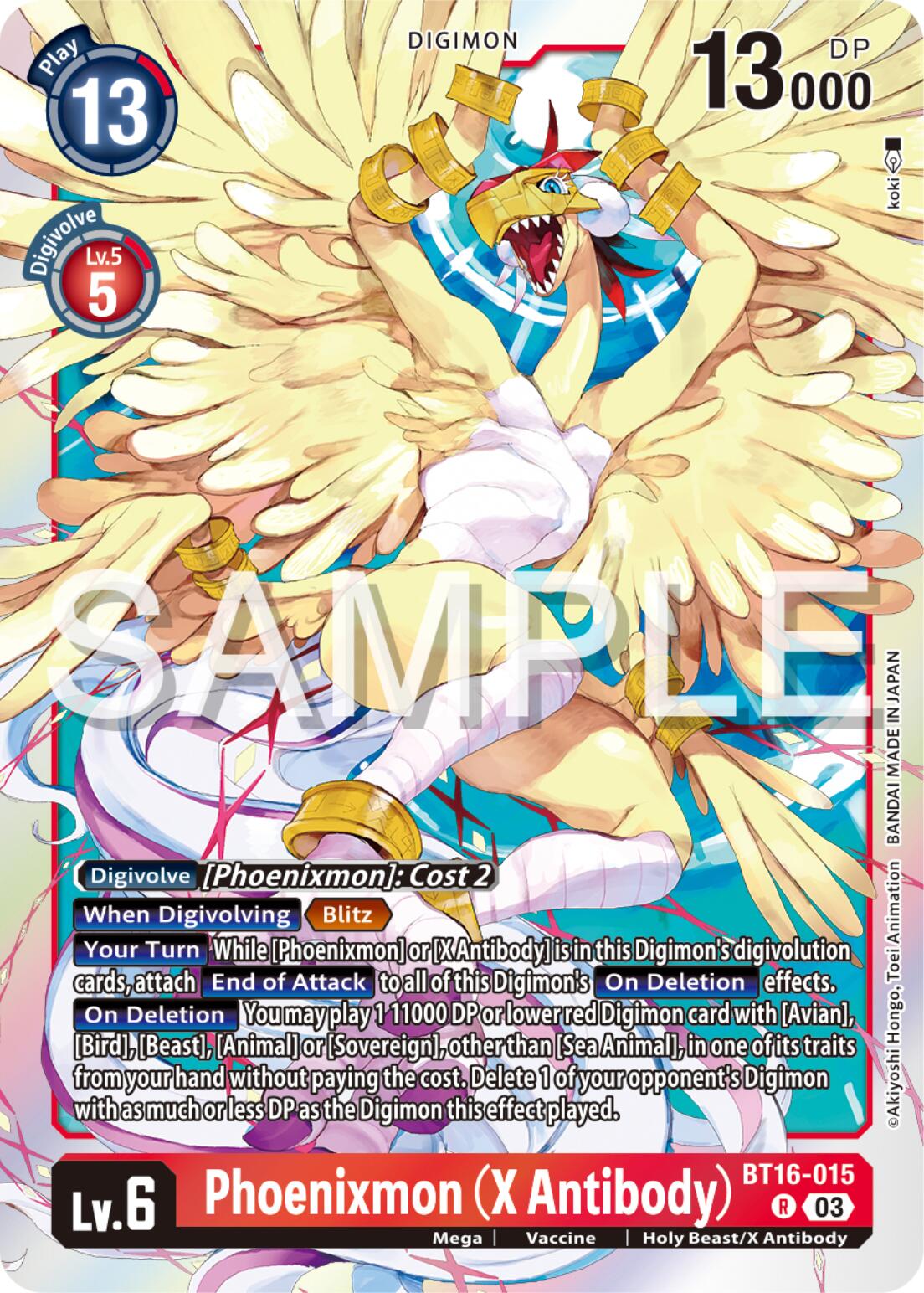 Phoenixmon (X Antibody) [BT16-015] [Beginning Observer] | Good