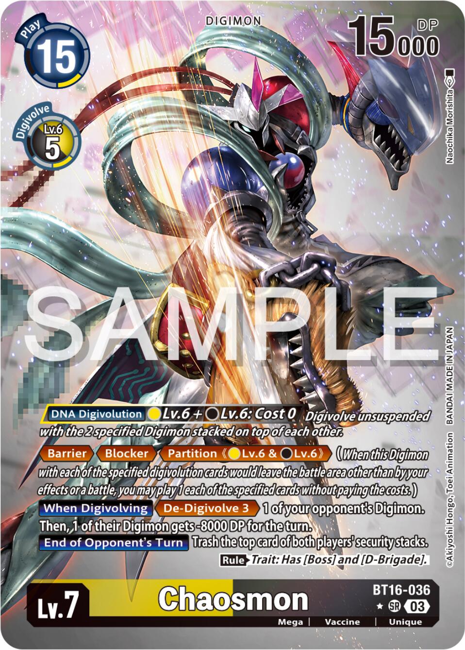 Chaosmon [BT16-036] (Alternate Art) [Beginning Observer] | Good