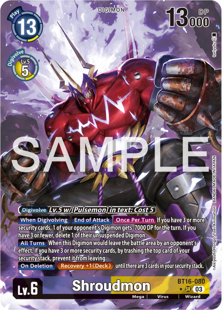 Shroudmon [BT16-080] (Alternate Art) [Beginning Observer] | Good