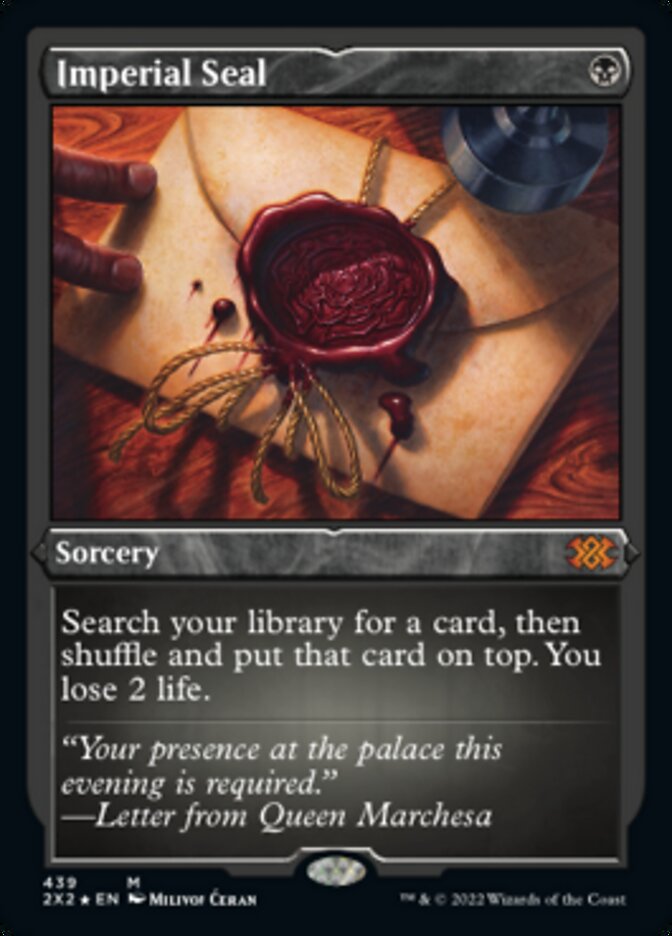 Imperial Seal (Foil Etched) [Double Masters 2022] | Good Games TCG