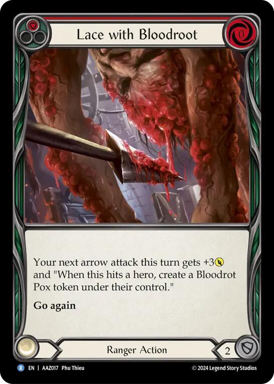 Lace with Bloodrot [AAZ017] (Armory Deck: Azalea) | Good Games TCG