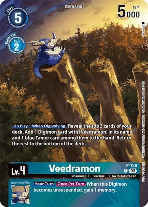digimon card game update pack Veedramon [P-138] (Update Pack 2024) [Secret Crisis]