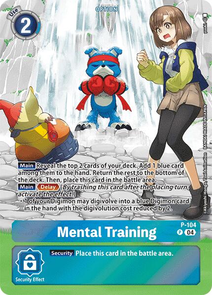 Mental Training [P-104] (Starter Deck 19 Exclusive) [Starter Deck: Fable  Waltz Promos]
