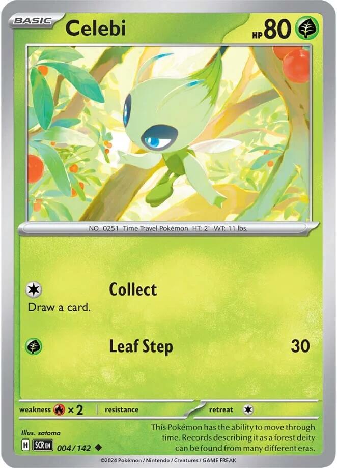 Celebi (004/142) [Scarlet & Violet: Stellar Crown] | Good Games TCG