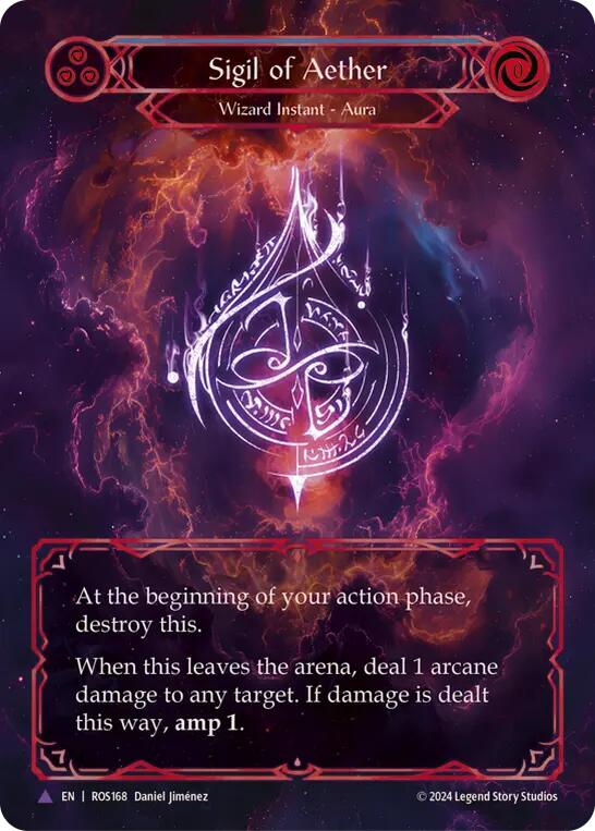 FaB　エーテルの印 / Sigil of Aether [Marvel] Sigil of Aether (Marvel) [ROS168] (Rosetta) Cold Foil | Good Games TCG