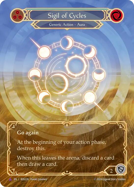 Sigil of Cycles (Marvel) [ROS226] (Rosetta) Cold Foil | Good Games TCG