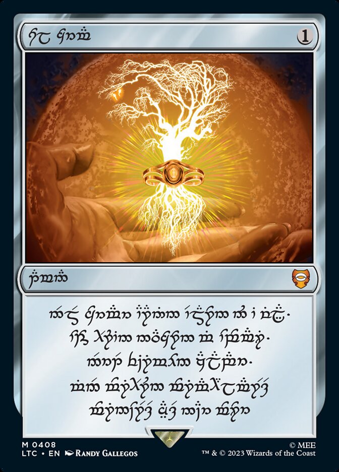 mtg lotr serialized ring card Lord of the Rings #42 cards for sale The 1/1 "The One Ring"